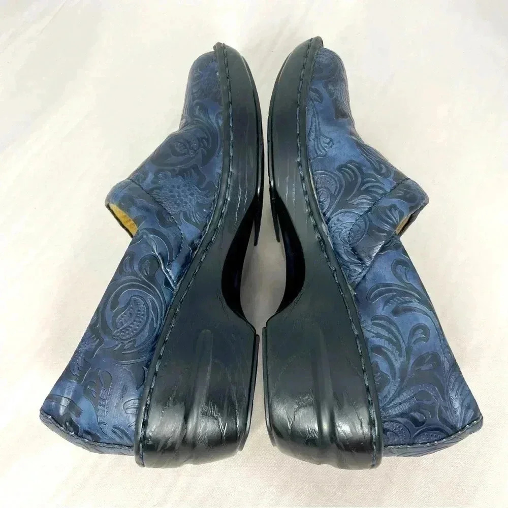 Bass Women’s Clogs 7M Blue Sheena Slip On Mules - Picture 5 of 9